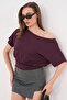 Women's Short Sleeve Boat Neck Blouse 260484