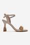 Women's Bow Tie and Stone Heeled Sandals Ten Skin - 2