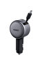 Pathfinder Reel 67W PD Fast Charging Car Charger with built-in retractable cable CC-P5-GY Gray