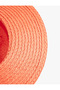 Straw Hat with Band Detail - 4