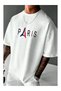 Paris Printed Unisex Oversize Tee-Shirt / T-Shirt