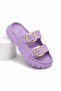 Women's Double Buckle Slippers - 3
