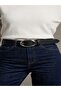 Women's Belt Casual Oval Buckle 3.2 cm - 2