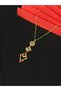 316L Steel Gold Color Y Necklace - 2