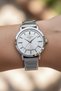 Lee Cooper Women's 2035 Movement Watch, Analog Display and Metal Strap - LC08037.330, Silver - 2