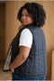 Women's quilted vest - 4