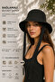 Women's Black Tie-Down Bucket Hat – Sun Protection Beach Hat, Fits over a Cap - 4