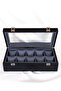 10-Piece Premium Watch Box, Faux Leather Covered, Special Design with Glass, Accessory Organizer - 2