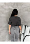 Women's Polka Dot Crop Blouse – Short Sleeve White Stylish Crop Top - 3
