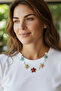 Starfish Beaded Steel Necklace - 2