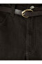 Esvab • Modern & Distinctive Women's Flared Jeans with Belted Waist - 8