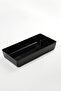 Glossy Black (Piano Black) Set of 7 Modular Drawer Organizers - 2