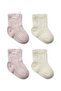 Bowknot Combed Cotton Socks 2-Pack 10149 Lilac - 2