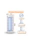 Electric Insect Killer - 57cm UV Mosquito & Fly Zapper | 360° Attraction | Wall Mount & Standing - 5