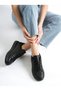 Women's Black Thick Sole Sneaker Sports Shoes – Casual Comfortable, Lace-Up, Minimal Casual Stylish Model