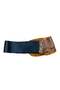 Calista Tasseled Two-Tone Tan & Bitter Brown Genuine Leather Design Belt - 3