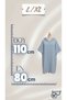 Light Blue Hooded Beach and Bath Poncho - Unisex Adult Bathrobe Towel - Made of Defol - 6