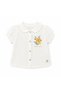 Baby Girl Embroidered Shirt and Shorts Muslin Set 2-Piece Set - 3