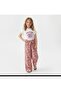 Girls' Loose-Ended Short Sleeve Set - 2