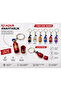 Nos Designed Openable Metal Keychain | 6 Color Options Available |   Car Fragrance Gift - 8