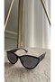 Seren Women's Cream Cat Eye Sunglasses – Retro Stylish Design, Gradient Lens, Uv400 Protection - 2