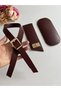 Shiny Faux Leather Strap, Base, and Cover Set for Knitted Bags - 3