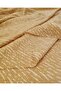 Mustard Ecru Perforated Jersey Fabric Thin Flexible Flowy Blouse & Dress Material 160X220Cm - 3