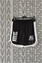 Shark Printed Unisex Retro Varsity Sports Training Shorts