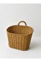Rattan Hanging Basket Flower Holder Door Ornament - 3