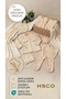 Föy Buttoned 5-Piece Newborn Gift Baby Set Hospital Release - 100% Cotton - Holiday Set - 2