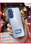 Lou Laser Transparent Silicone Case with Rose Lens Protector for Samsung Galaxy A17 - 4