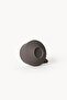 Lumière Dark Brown Double Turkish Coffee Cup – Limoges French Porcelain, 120 ml - 5