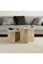 Hillary 2-Piece Coffee Table Set - Travertine/Travertine M.SH.25064.5