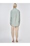 100% Cotton Floral Embroidered Tunic Water Green - 5