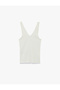 Cotton Slim Fit Camisole V-Neck Sleeveless Blouse - 4