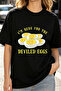 تي شيرتات نسائية بطباعة I M Here For The Deviled Eggs بأسلوب كاجوال ومرح
