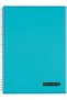SeptColNotebk A4 80sht L.Blue