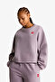 W Tnf Red Box Crew Women's Gray Sweatshirt Nf0A8Efyg7O1