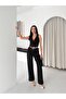 Women's Tree Bark Belted High Waist Crepe Trousers - 6