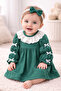 Baby Girl Dress with 3 Bows - 2