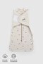 Organic Cotton Cape Sleeping Bag Beige 0-6 Months Little Farm