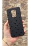 Redmi Note 9 Compatible Mini Black Heart Patterned Silicone Shock Absorbing Classic Protected Rubber Case