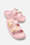 Flora Rosetti Powder Women's Buckle Double Strap Daily Comfortable Lightweight Eva Sole Slippers