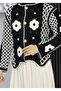 Floral Detailed Knitted Cardigan - 2