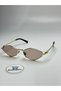 Miux V3 Coffee Sunglasses Cateye Geometric Frame Coffee Glass Colorful 56 Inserts - 2
