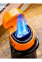 White - Gradient Color Double Jet Flame Cigar Lighter With Cigar Holder Lightweight Camping - 5