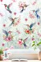 Double Sided Printed Spring Birds and Flowers Themed Glass Sticker Set 29 Pieces Spring Themed Stickers - 2