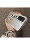 Samsung Galaxy S23 Fe Compatible Hard Acrylic Back Silicone Edge Lens Protection Case - 4