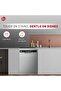 Freestanding Dishwasher, 15 Place Settings, 10 Programs, Full Touch Controls, Delay Start, Ch - 4