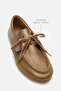 Misty Lace up Genuine Leather Barefoot Moccasin - 6